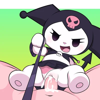 kuromi (onegai my melody, sanrio) created by thataveragedude