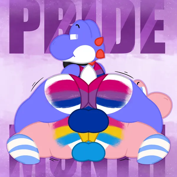 lickid, summy (lgbt pride month, mario bros) created by henrique rick