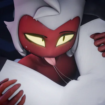 loona (helluva boss), moxxie (helluva boss) (hellaverse, helluva boss) created by karouart