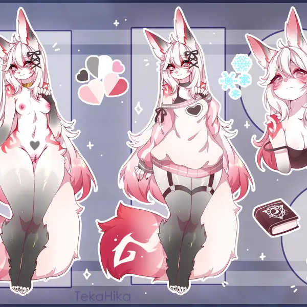 luna voss created by tekahika