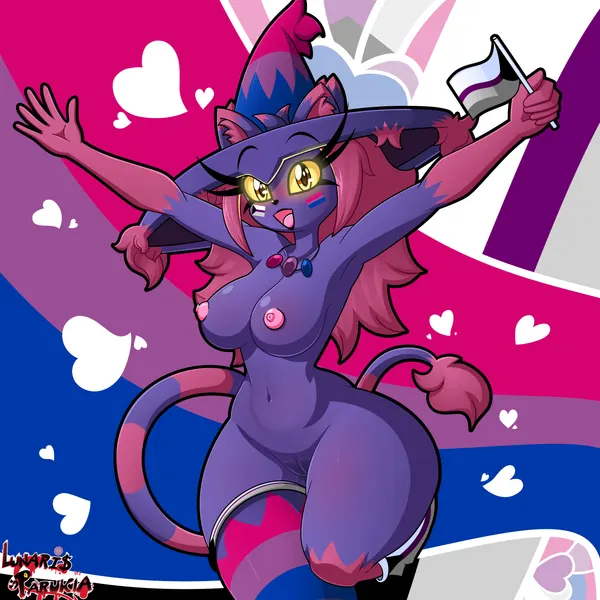 maggie (lunaris parukia) (lgbt pride month, nintendo) created by lunaris parukia