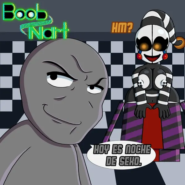 marionette (fnaf), security puppet (fnaf) (five nights at freddy's, five nights at freddy's 2) created by boobnart