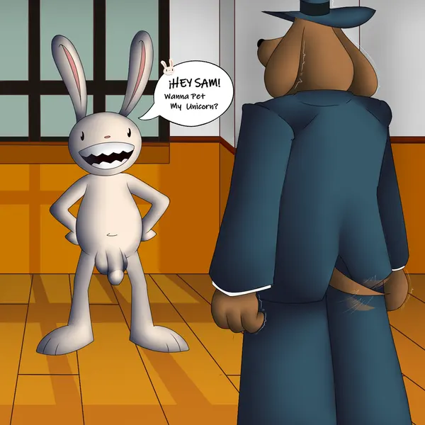 max (sam and max), samuel dog (sam and max) created by azusagp