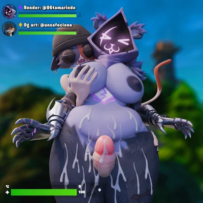meow skulls, raven team leader (epic games, fortnite) created by ogtamarindo