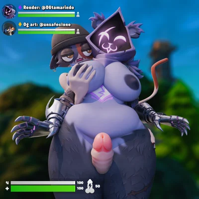 meow skulls, raven team leader (epic games, fortnite) created by ogtamarindo