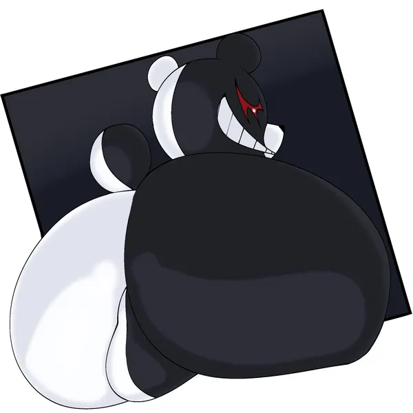 monokuma (danganronpa, spike chunsoft) created by woopyy