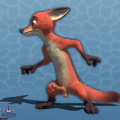 nick wilde (disney, zootopia) created by rasterraccoon