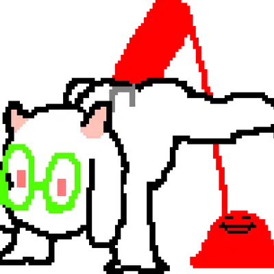 nubert, ralsei (deltarune, undertale) created by kinkykong