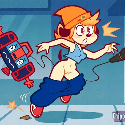 parappa (parappa the rapper, sony corporation) created by chipposter
