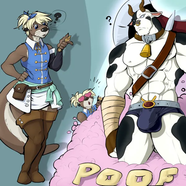 parker (pandottermon), taurus (fairy tail) (european mythology, fairy tail) created by pandottermon