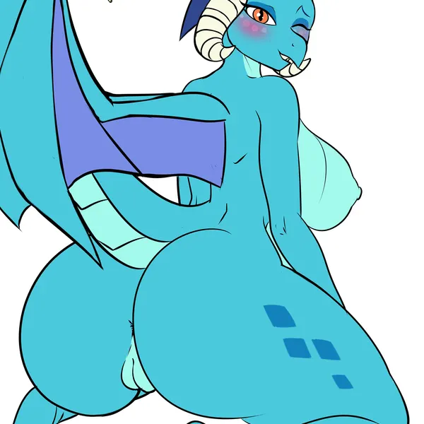 princess ember (mlp), spike (mlp) (friendship is magic, hasbro) created by pia-sama