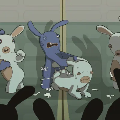 rabbids invasion (series), raving rabbids created by bronzebadger