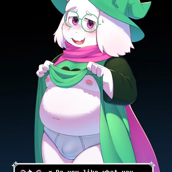 ralsei (deltarune, undertale (series)) created by badcat