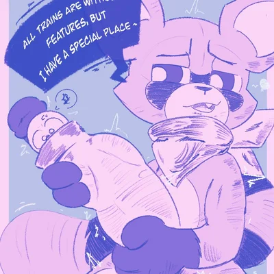 rambley raccoon (indigo park) created by badartist