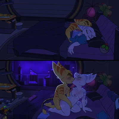 ratchet (ratchet and clank), rivet (ratchet and clank) (ratchet and clank, sony corporation) created by zanso