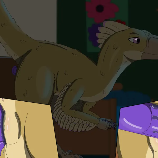 sandy the raptoress created by raptors-muffin474