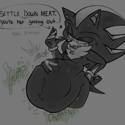 shadow the hedgehog (sega, sonic the hedgehog (series)) created by oogletvoidlet