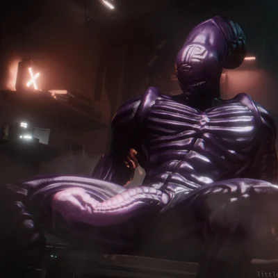 snakehead404 (alien (franchise)) created by littleslice-sfm