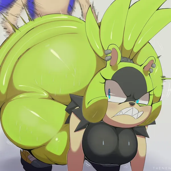 sonic the hedgehog, surge the tenrec (idw publishing, sega) created by thenewhenryart