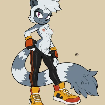 tangle the lemur (idw publishing, sega) created by rett