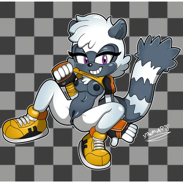 tangle the lemur (idw publishing, sega) created by spindasher98