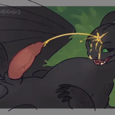 toothless (dreamworks, european mythology) created by sspeckledeggs