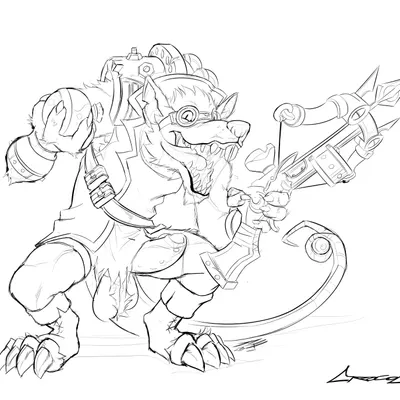 twitch (lol) (league of legends, riot games) created by crazydrak