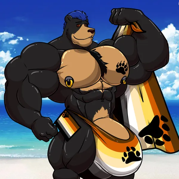 unknownbear (lgbt pride month) created by xmonstadogx