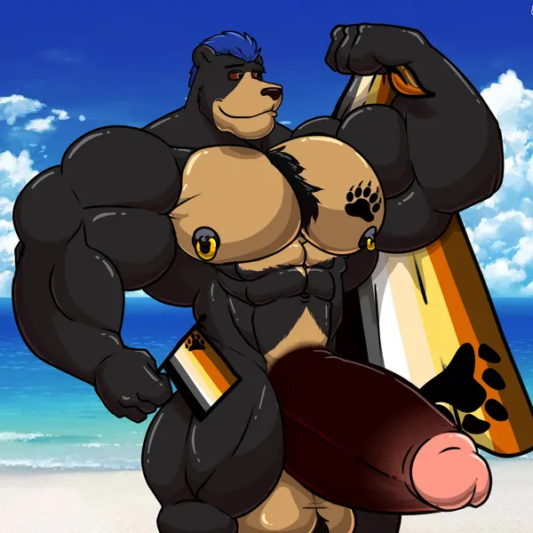 unknownbear (lgbt pride month) created by xmonstadogx