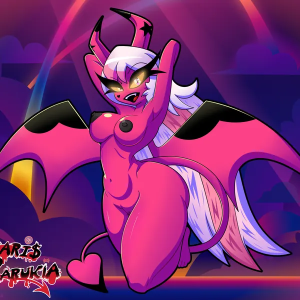verosika mayday (hellaverse, helluva boss) created by lunaris parukia