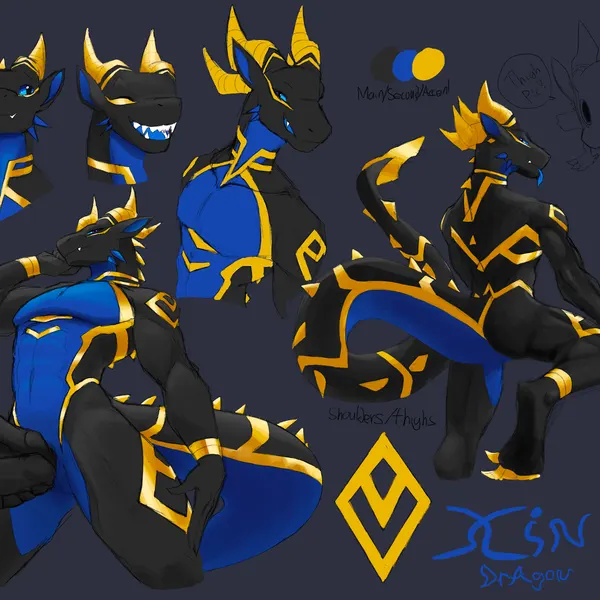 xin (lewdaesthetics) (mythology) created by lewdaesthetics