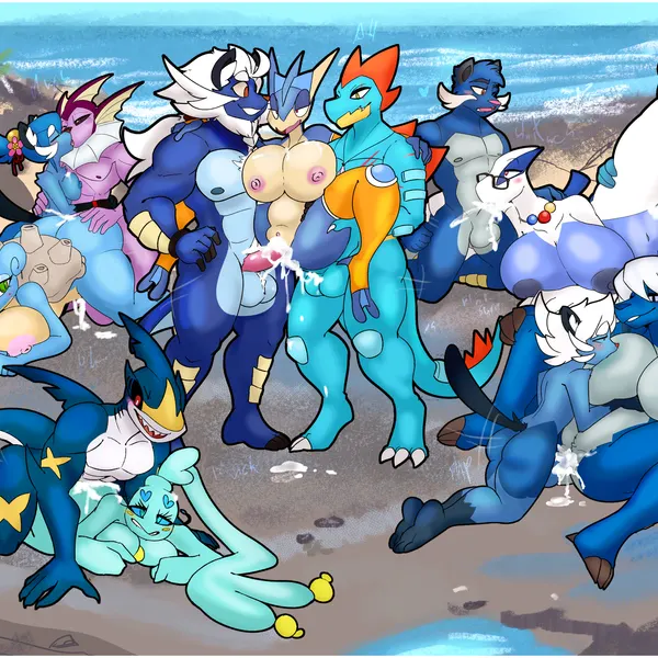 agnes (hambor12), antonio (latiar), azuka (gardiovoir) (nintendo, pokemon) created by hambor12