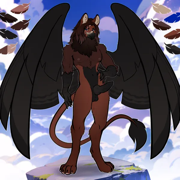 alekdagryph (mythology) created by aridolena