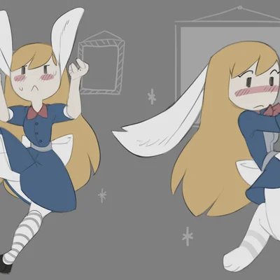 alice (alice in wonderland), bunny alice (alice in wonderland) created by 4chan anon