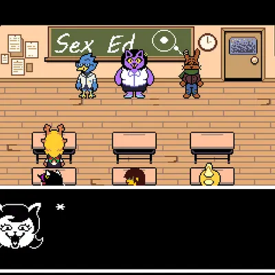 alphys, berdly, catti cattenheimer (deltarune, undertale (series)) created by bladedbard