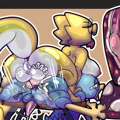 alphys, berdly (deltarune, undertale (series)) created by halfpricesouls