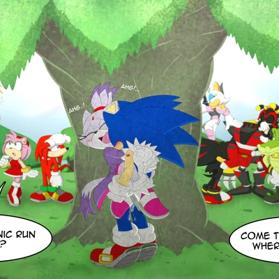 amy rose, blaze the cat, charmy bee (sega, sonic the hedgehog (series)) created by ladycherrybomba