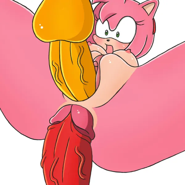 amy rose, knuckles the echidna, miles prower (sega, sonic the hedgehog (series)) created by kio (artist)
