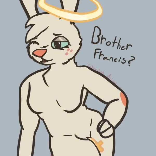angel gabby (angel hare, christianity) created by inhabitedartist