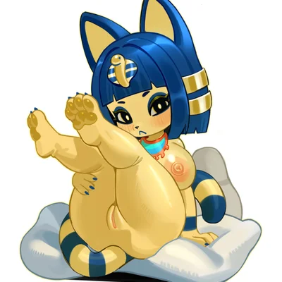 ankha (animal crossing) (animal crossing, nintendo) created by jingzhou14848