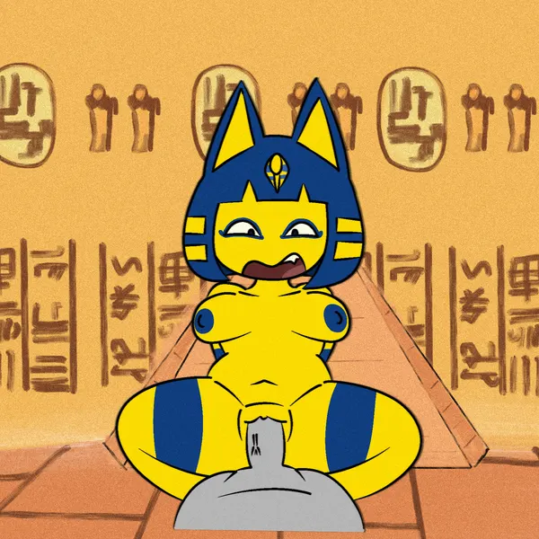 ankha (animal crossing) (animal crossing, nintendo) created by susfortressa