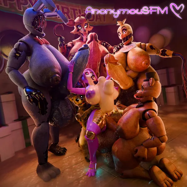 ann (anonymousfm), fan character, withered bonnie (fnaf) (five nights at freddy's, five nights at freddy's 2) created by anonymousfm