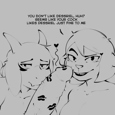 asriel dreemurr, dess holiday (deltarune, undertale) created by demidoggo