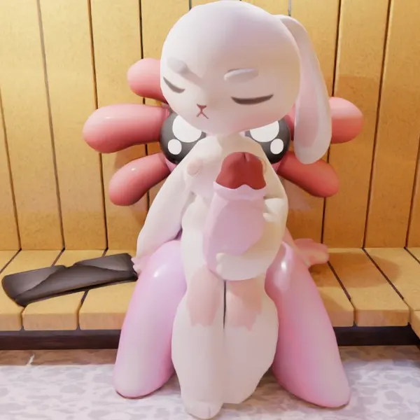 axie the axolotl, bubba doll (roblox) created by fanfurry