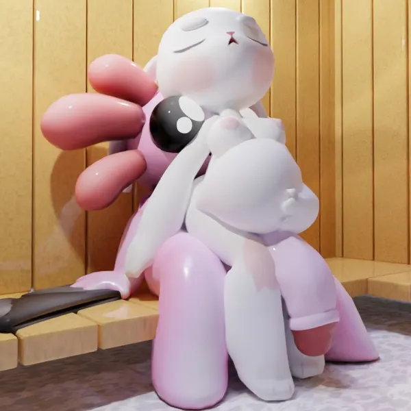 axie the axolotl, bubba doll (roblox) created by fanfurry