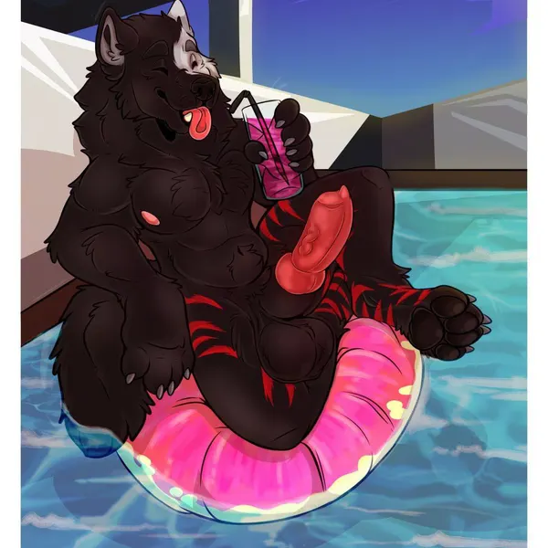 azki (azki wolf) created by rotten paws