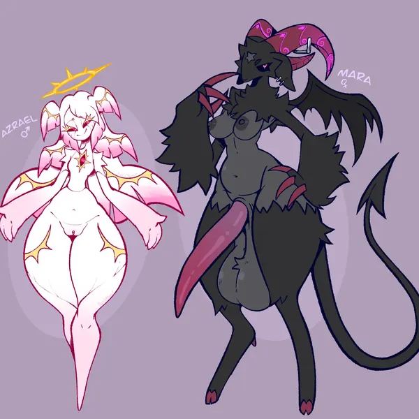 azrael (dozighost), mara (dozighost) (mythology) created by dozighost