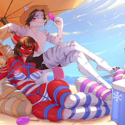 balder (phoenix0310), moddish (character), sierra (wackyfox26) (mythology) created by moddish