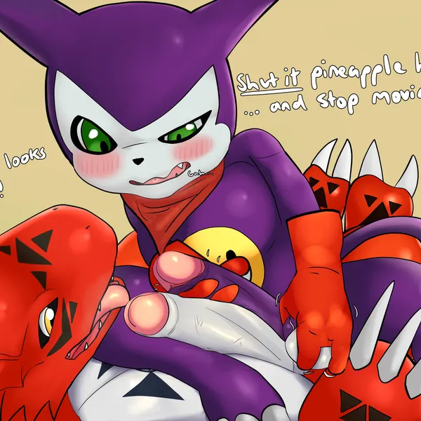 bandai namco, digimon created by blujie