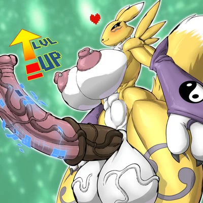 bandai namco, digimon created by fanatiq